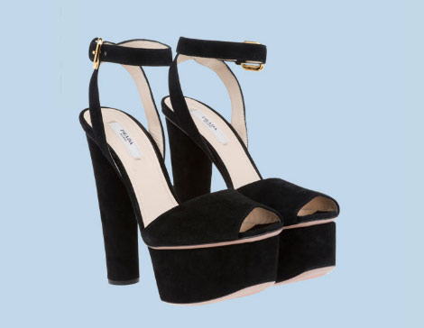 prada platform heels